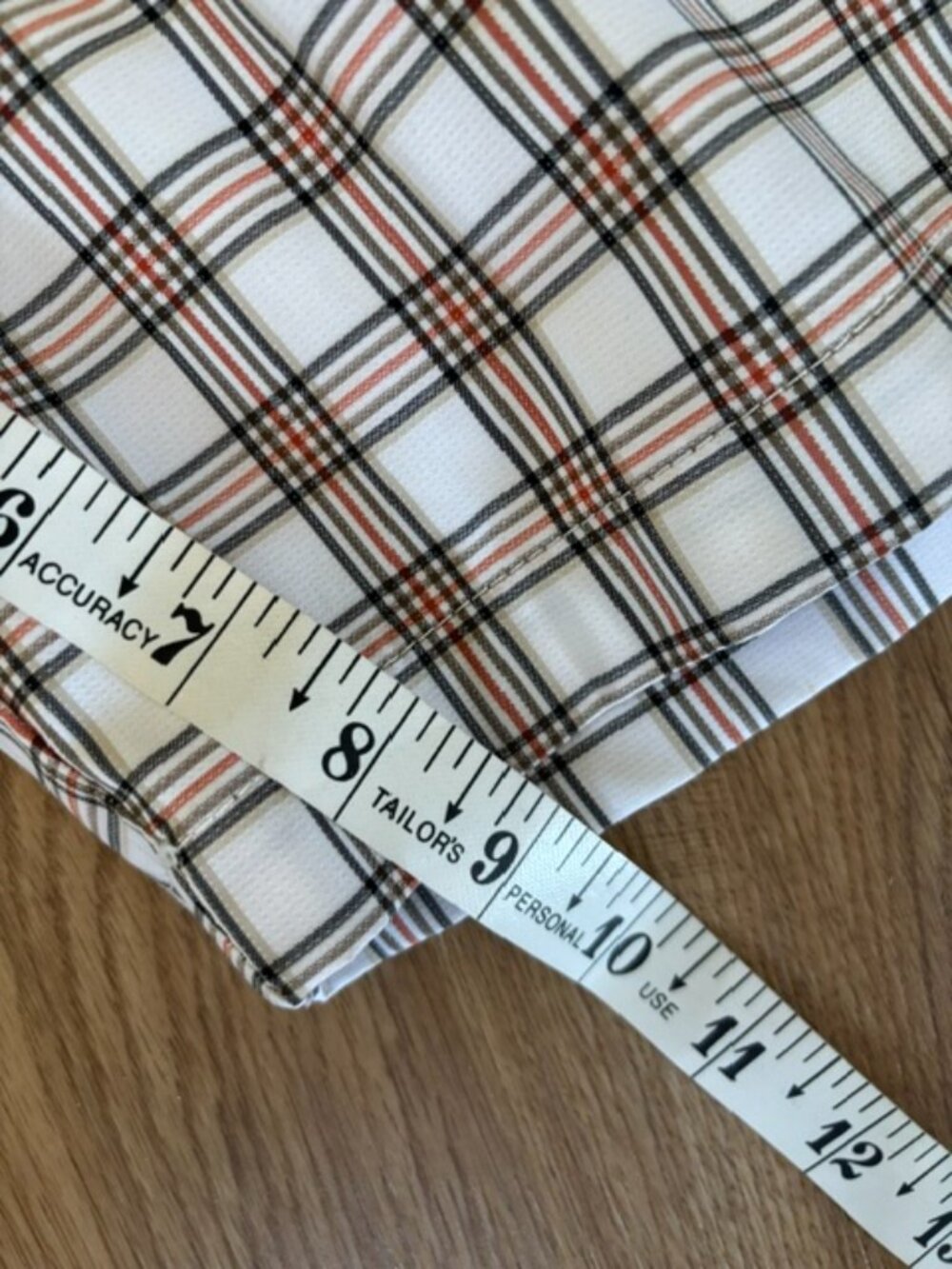 Chaps Mens Plaid Flat Front 9" Inseam Casual Golf Shorts EUC 34 - Picture 5 of 5